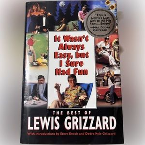 🍄Vintage Novel Lewis Grizzard “It Wasn’t Always Easy, But I Sure Had Fun” Comedy